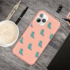 For iPhone 11 Pro Cartoon Animal Pattern Shockproof TPU Protective Case(Orange Dinosaurs) - 1