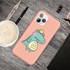 For iPhone 11 Pro Cartoon Animal Pattern Shockproof TPU Protective Case(Orange Crocodile Bird) - 1