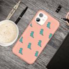 For iPhone 11 Cartoon Animal Pattern Shockproof TPU Protective Case(Orange Dinosaurs) - 1