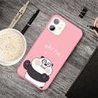 For iPhone 11 Cartoon Animal Pattern Shockproof TPU Protective Case(Pink Panda) - 1