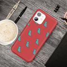 For iPhone 11 Cartoon Animal Pattern Shockproof TPU Protective Case(Red Dinosaurs) - 1