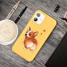 For iPhone 11 Cartoon Animal Pattern Shockproof TPU Protective Case(Yellow Corgi) - 1