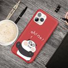 For iPhone 11 Pro Max Cartoon Animal Pattern Shockproof TPU Protective Case(Red Panda) - 1