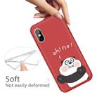 For iPhone XS Max Cartoon Animal Pattern Shockproof TPU Protective Case(Red Panda) - 4