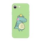 For iPhone SE 2022 / SE 2020 /  8 / 7 Cartoon Animal Pattern Shockproof TPU Protective Case(Green Crocodile Bird) - 2