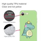 For iPhone SE 2022 / SE 2020 /  8 / 7 Cartoon Animal Pattern Shockproof TPU Protective Case(Green Crocodile Bird) - 3