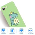 For iPhone SE 2022 / SE 2020 /  8 / 7 Cartoon Animal Pattern Shockproof TPU Protective Case(Green Crocodile Bird) - 5