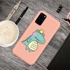 For Galaxy S20 Cartoon Animal Pattern Shockproof TPU Protective Case(Orange Crocodile Bird) - 1