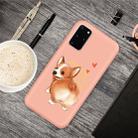 For Galaxy S20 Cartoon Animal Pattern Shockproof TPU Protective Case(Orange Corgi) - 1