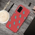 For Galaxy S20 Cartoon Animal Pattern Shockproof TPU Protective Case(Red Dinosaurs) - 1