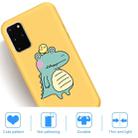 For Galaxy S20 Cartoon Animal Pattern Shockproof TPU Protective Case(Yellow Crocodile Bird) - 5