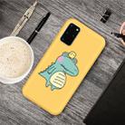 For Galaxy S20+ Cartoon Animal Pattern Shockproof TPU Protective Case(Yellow Crocodile Bird) - 1