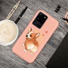 For Galaxy S20 Ultra Cartoon Animal Pattern Shockproof TPU Protective Case(Orange Corgi) - 1