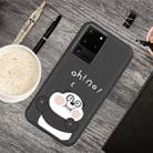 For Galaxy S20 Ultra Cartoon Animal Pattern Shockproof TPU Protective Case(Black Panda) - 1