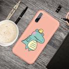 For Galaxy Note 10 Cartoon Animal Pattern Shockproof TPU Protective Case(Orange Crocodile Bird) - 1