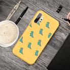 For Galaxy Note 10+ Cartoon Animal Pattern Shockproof TPU Protective Case(Yellow Dinosaurs) - 1