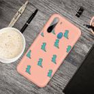 For Galaxy A21 Cartoon Animal Pattern Shockproof TPU Protective Case(Orange Dinosaurs) - 1
