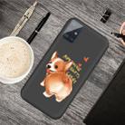 For Galaxy A51 Cartoon Animal Pattern Shockproof TPU Protective Case(Black Corgi) - 1