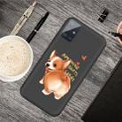 For Galaxy A71 Cartoon Animal Pattern Shockproof TPU Protective Case(Black Corgi) - 1