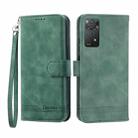 For Xiaomi Redmi Note 11 Pro Foreign Dierfeng Dream Line TPU + PU Leather Phone Case(Green) - 1