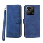 For Xiaomi Redmi 10A Dierfeng Dream Line TPU + PU Leather Phone Case(Blue) - 1