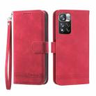 For Xiaomi Redmi Note 11 Pro Max Dierfeng Dream Line TPU + PU Leather Phone Case(Red) - 1