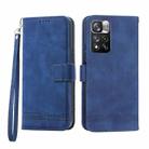 For Xiaomi Redmi Note 11 Pro Max Dierfeng Dream Line TPU + PU Leather Phone Case(Blue) - 1