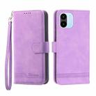 For Xiaomi Redmi A1 4G Dierfeng Dream Line TPU + PU Leather Phone Case(Purple) - 1