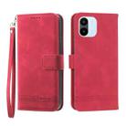 For Xiaomi Redmi A1 4G Dierfeng Dream Line TPU + PU Leather Phone Case(Red) - 1