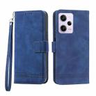 For Xiaomi Redmi Note 12 Pro 5G Global Dierfeng Dream Line TPU + PU Leather Phone Case(Blue) - 1