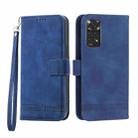 For Xiaomi Redmi Note 11 5G Dierfeng Dream Line TPU + PU Leather Phone Case(Blue) - 1