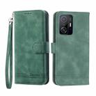 For Xiaomi Mi 11T / 11T Pro Dierfeng Dream Line TPU + PU Leather Phone Case(Green) - 1