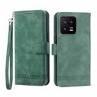 For Xiaomi 13 Dierfeng Dream Line TPU + PU Leather Phone Case(Green) - 1