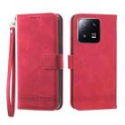 For Xiaomi 13 Pro Dierfeng Dream Line TPU + PU Leather Phone Case(Red) - 1