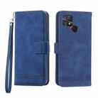 For Xiaomi Poco C40 Dierfeng Dream Line TPU + PU Leather Phone Case(Blue) - 1