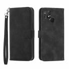 For Xiaomi Poco C40 Dierfeng Dream Line TPU + PU Leather Phone Case(Black) - 1