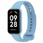 For Redmi Band 2 Solid Color Silicone Integrated Watch Band(Sky Blue) - 1