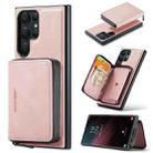 For Samsung Galaxy S24 Ultra 5G JEEHOOD Magnetic Zipper Horizontal Flip Leather Phone Case(Pink) - 1