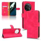 For OnePlus 11 Skin Feel Magnetic Flip Leather Phone Case(Rose Red) - 1