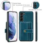 For Samsung Galaxy S24 5G JEEHOOD RFID Blocking Anti-Theft Magnetic Phone Case(Blue) - 2