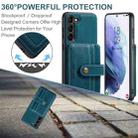 For Samsung Galaxy S24 5G JEEHOOD RFID Blocking Anti-Theft Magnetic Phone Case(Blue) - 3