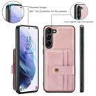 For Samsung Galaxy S24+ 5G JEEHOOD RFID Blocking Anti-Theft Magnetic Phone Case(Pink) - 2