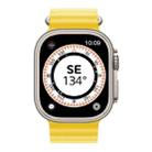 S18 Ultra 2.1 inch Wireless Charging Smart Watch Support NFC / Heart Rate Monitoring / Blood Pressure Monitoring(Yellow) - 1