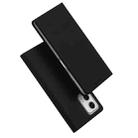 For Motorola Moto G73 DUX DUCIS Skin Pro Series Flip Leather Phone Case(Black) - 1