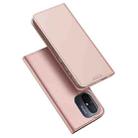 For Xiaomi Redmi 11A / 12C / Xiaomi Poco C55 DUX DUCIS Skin Pro Series Flip Leather Phone Case(Rose Gold) - 1