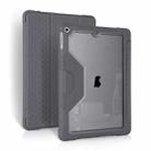 For iPad 10.2 2019 / 10.2 2020 / 10.2 2021 3-fold TPU Acrylic PC Smart Leather Tablet Case(Grey) - 1