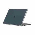 For Microsoft Surface Laptop 13.5 inch Laptop Flannelette Crystal Anti-drop Protective Case(Black) - 1