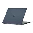 For Microsoft Surface Laptop 13.5 inch Laptop Steel Frosted Anti-drop Protective Case(Black) - 1