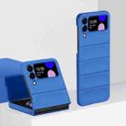 For Samsung Galaxy Z Flip4 Skin Feel Magic Shield Shockproof Phone Case(Dark Blue) - 1