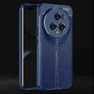 For Honor Magic5 Pro Litchi Texture Shockproof TPU Phone Case(Blue) - 1